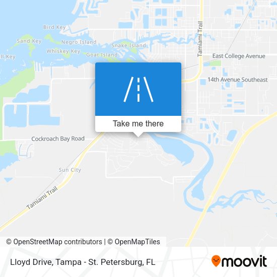 Lloyd Drive map