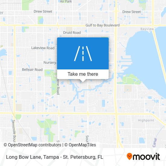 Mapa de Long Bow Lane