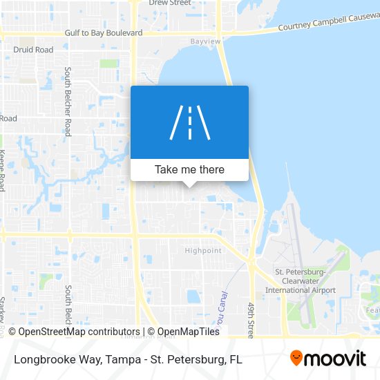 Longbrooke Way map