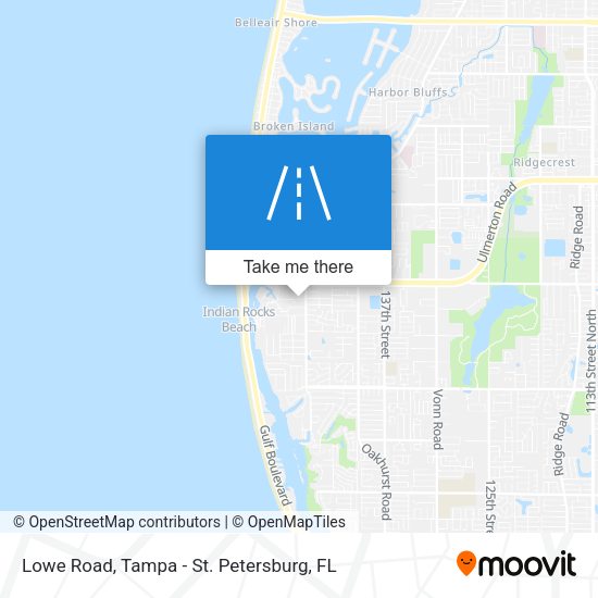 Mapa de Lowe Road