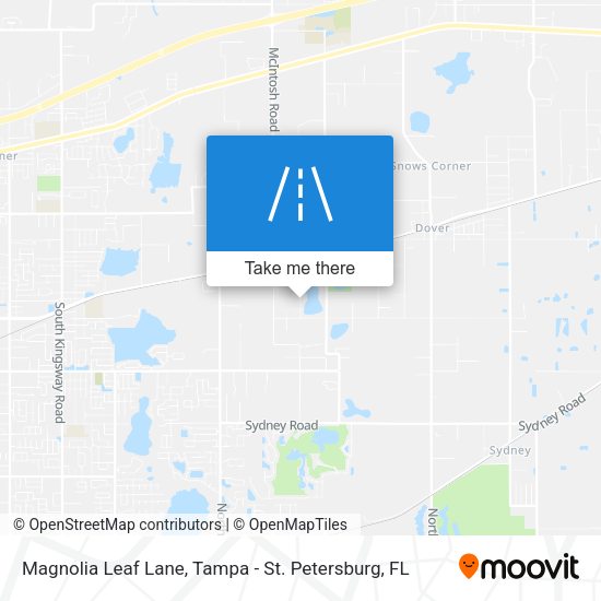 Mapa de Magnolia Leaf Lane