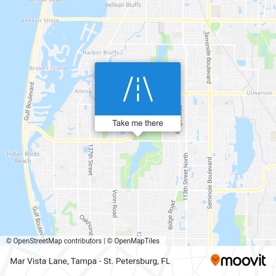 Mar Vista Lane map