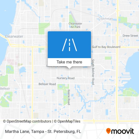 Mapa de Martha Lane