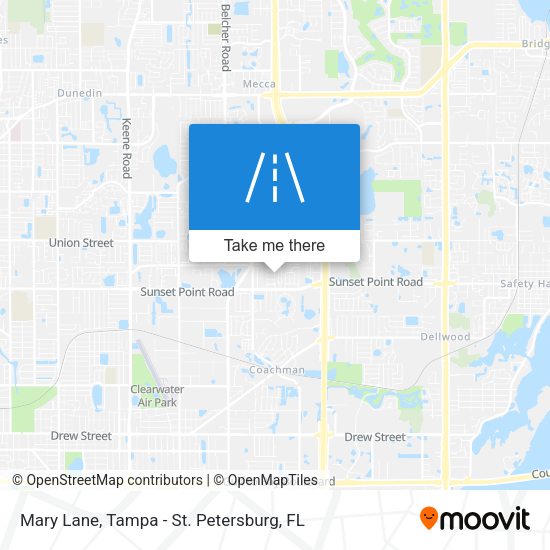 Mary Lane map