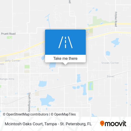 Mcintosh Oaks Court map