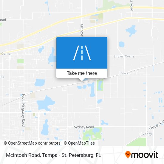 Mcintosh Road map
