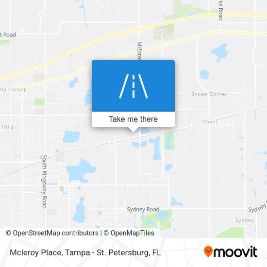 Mapa de Mcleroy Place