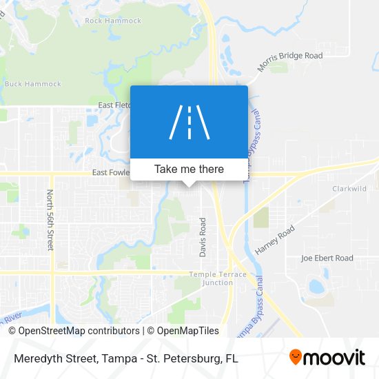 Meredyth Street map