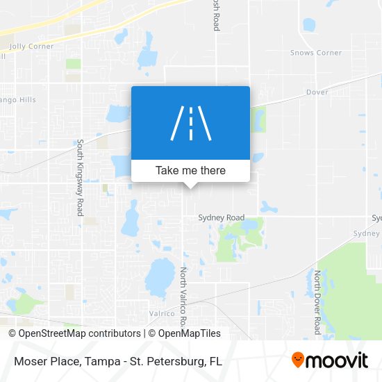 Mapa de Moser Place
