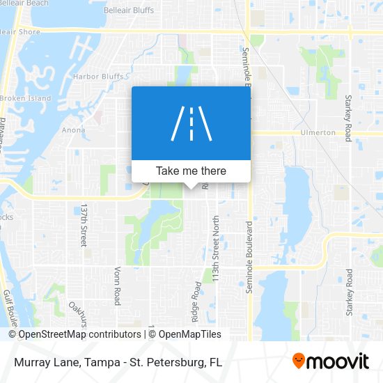 Murray Lane map