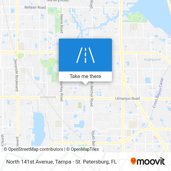 Mapa de North 141st Avenue