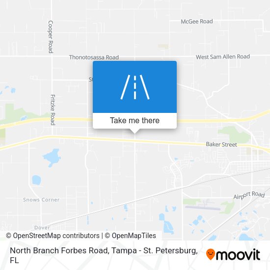 North Branch Forbes Road map