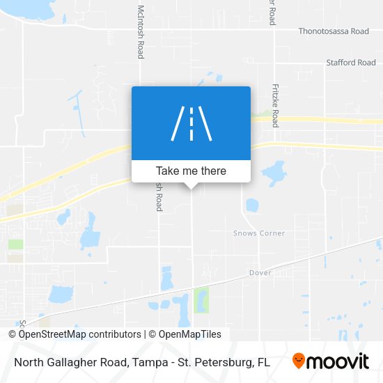 Mapa de North Gallagher Road