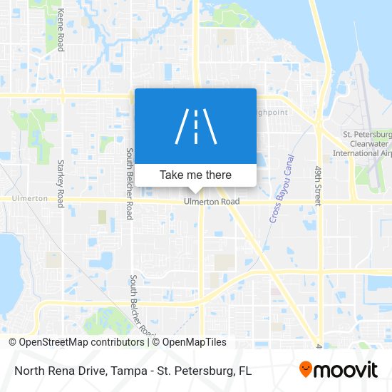 North Rena Drive map