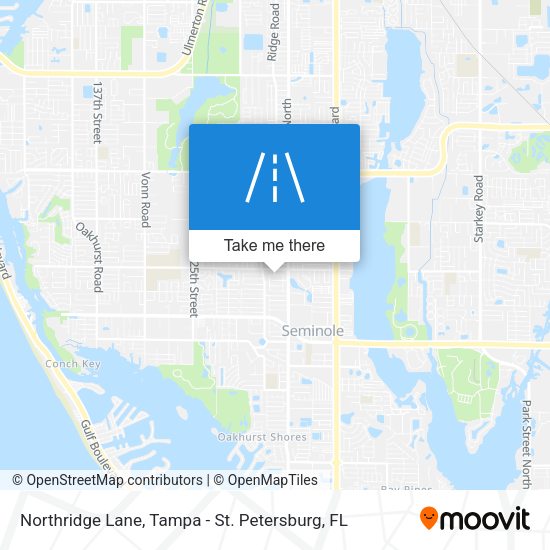 Northridge Lane map