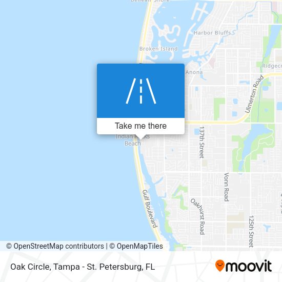 Oak Circle map