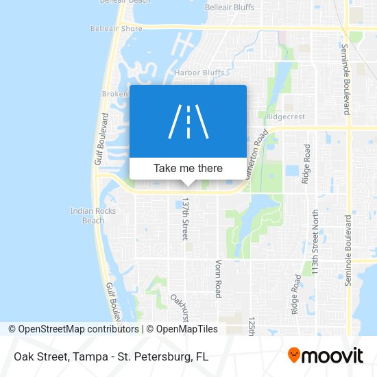 Oak Street map