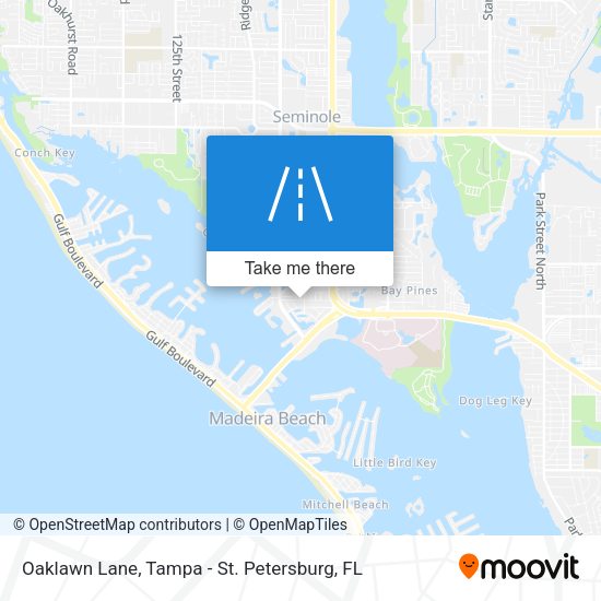 Oaklawn Lane map