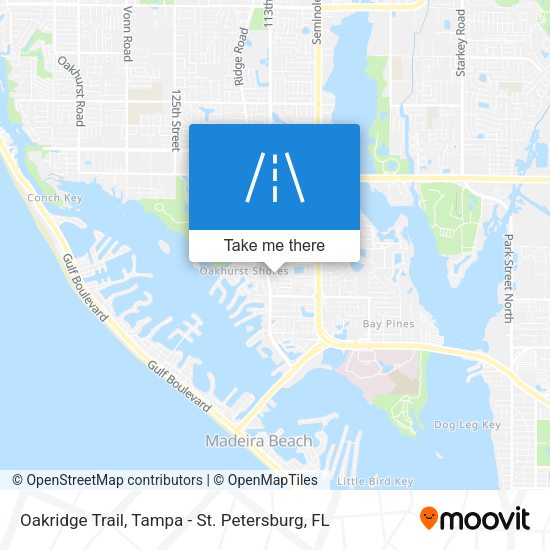 Oakridge Trail map