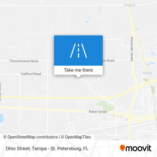 Ohio Street map