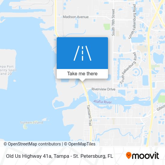 Mapa de Old Us Highway 41a