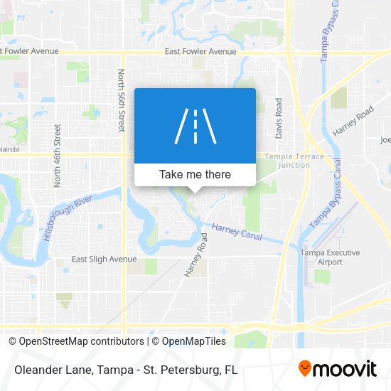 Oleander Lane map