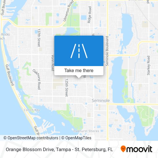Orange Blossom Drive map