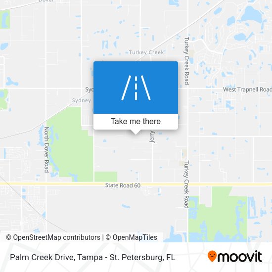 Mapa de Palm Creek Drive