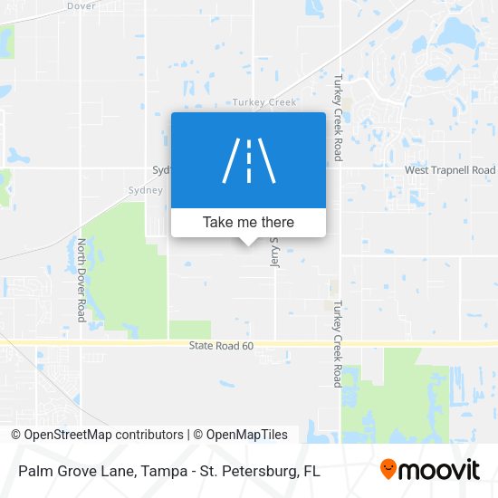 Palm Grove Lane map