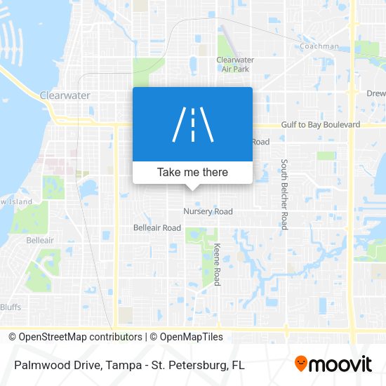Palmwood Drive map