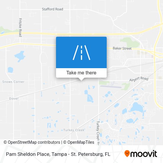 Pam Sheldon Place map