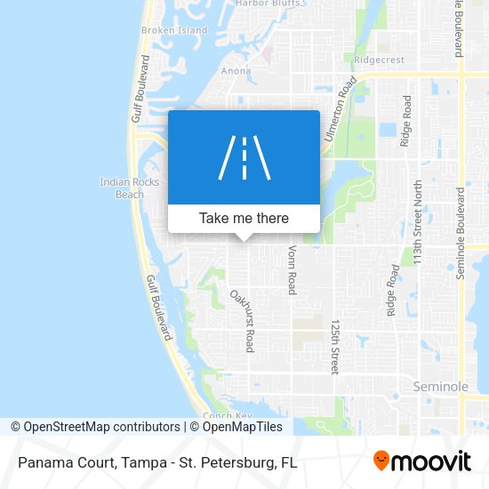 Panama Court map