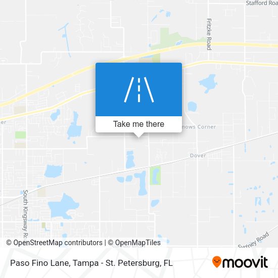 Paso Fino Lane map