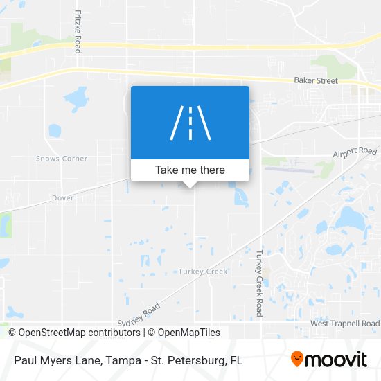 Mapa de Paul Myers Lane