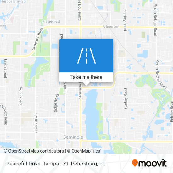 Peaceful Drive map