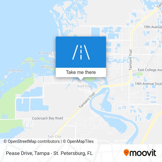 Pease Drive map