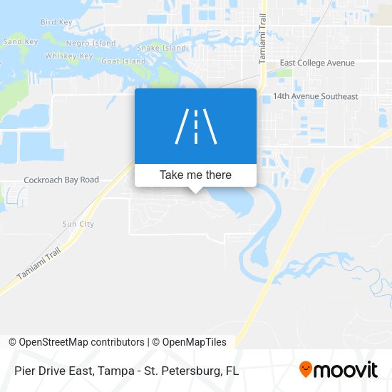 Mapa de Pier Drive East