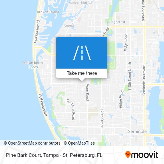 Pine Bark Court map