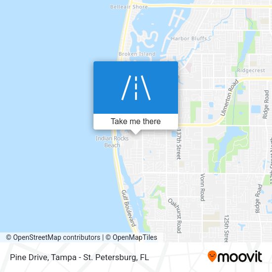 Pine Drive map