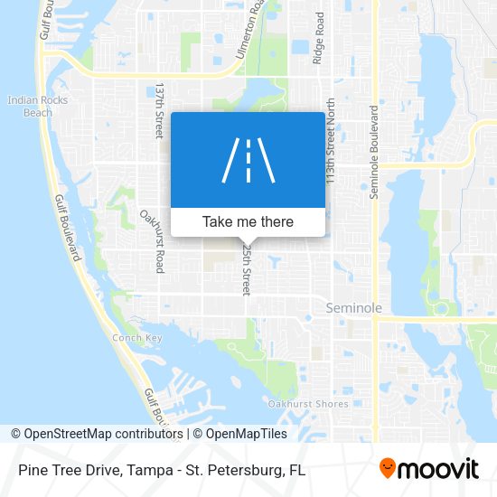 Pine Tree Drive map