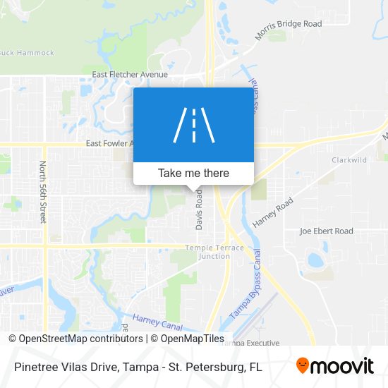 Pinetree Vilas Drive map
