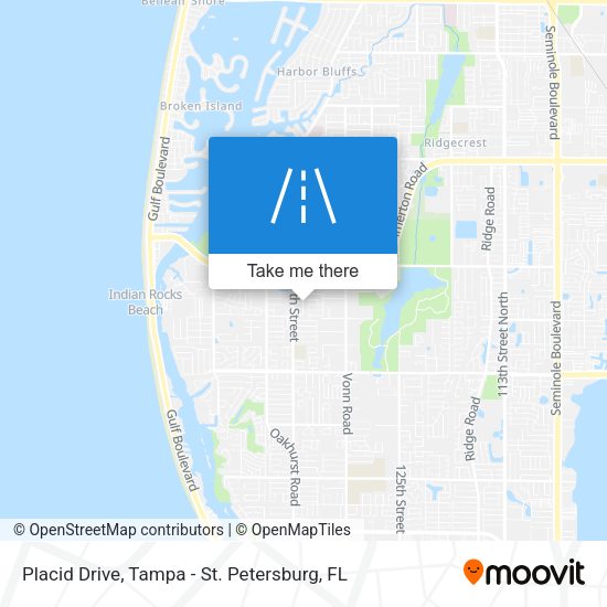 Placid Drive map