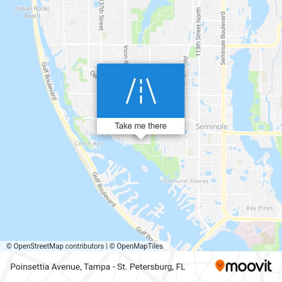 Poinsettia Avenue map