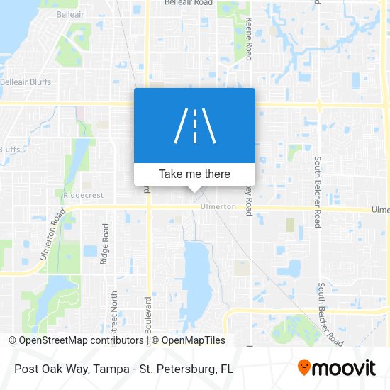 Post Oak Way map
