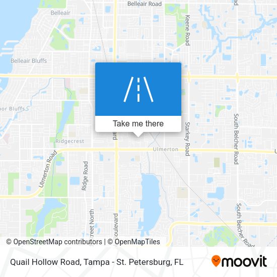 Quail Hollow Road map