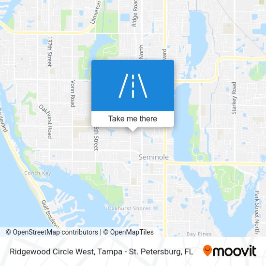Mapa de Ridgewood Circle West