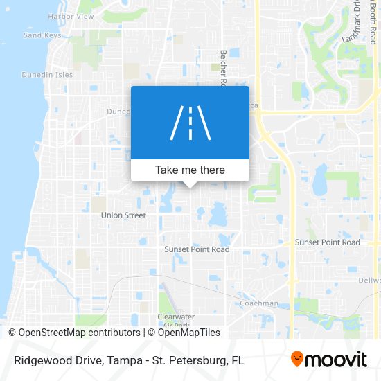 Ridgewood Drive map