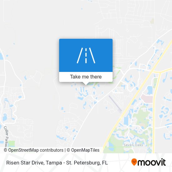 Risen Star Drive map