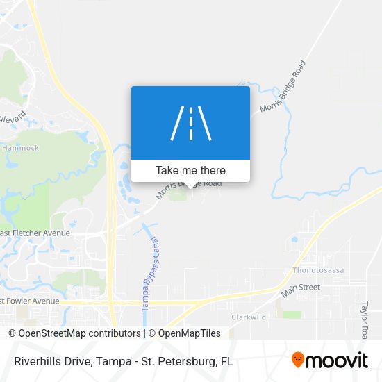 Riverhills Drive map