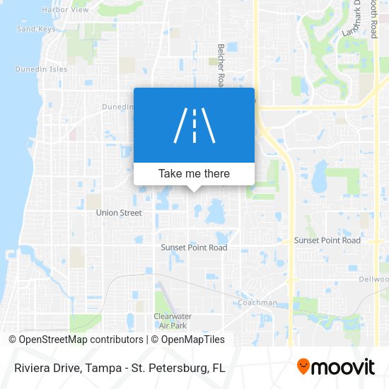 Riviera Drive map